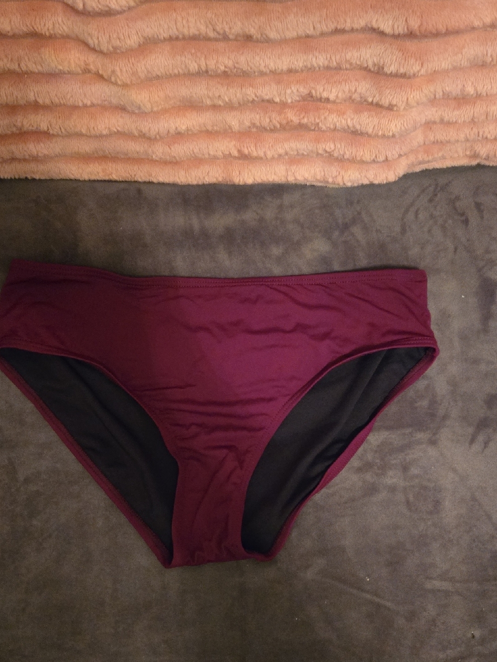 Women’s Bikini Bottoms in Deep Wine